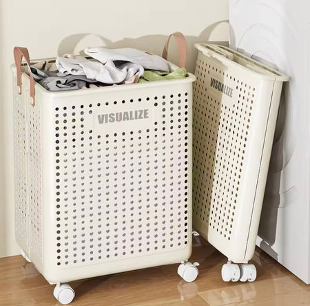 Portable Laundry Hamper With Wheels - image 5