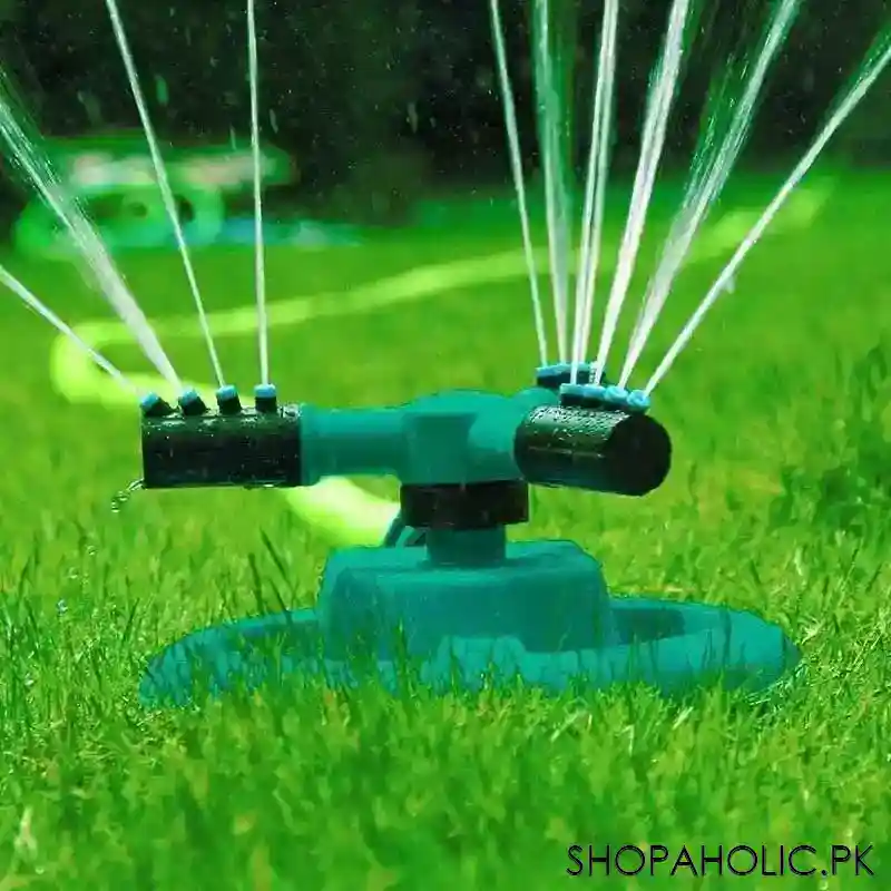 360 degree automatic rotary sprinkler for lawn and garden shower image2