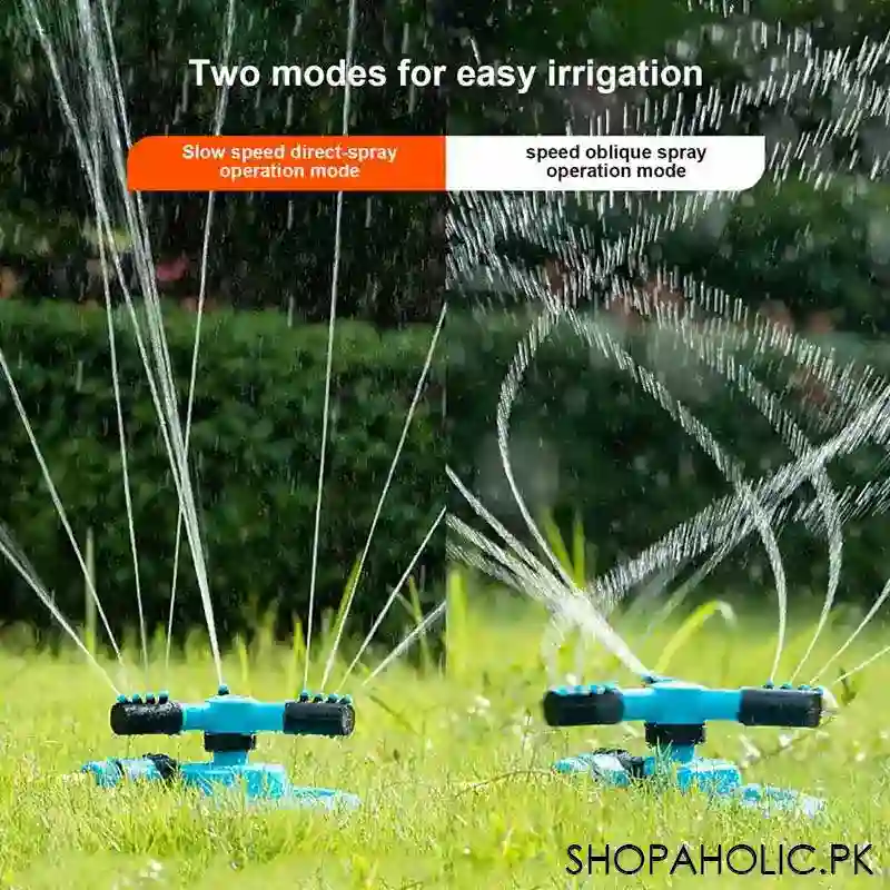 360 degree automatic rotary sprinkler for lawn and garden shower image4