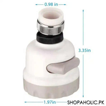 360 degree moveable faucet tap nozzle wizard image2