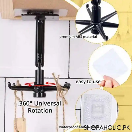 360 degree rotating folding hook image5
