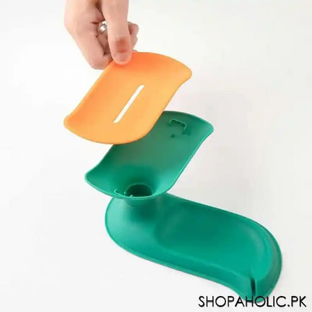 360 rotating double layer soap holder image3