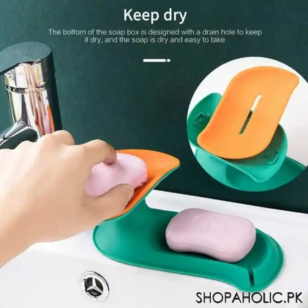 360 rotating double layer soap holder image5
