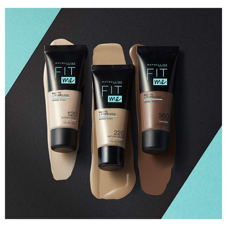Maybelline New York Fit Me Matte + Poreless Liquid Foundation, 120, Classic Ivory, 18ml - Image 8