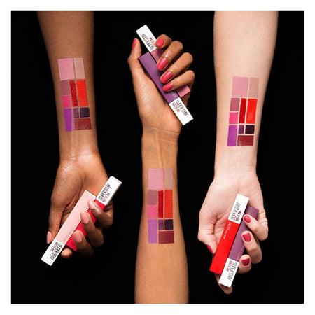 Maybelline New York SuperStay Matte Ink Liquid Lipstick 16HR Long-Lasting, High Pigment, Waterproof - 135 Globetrotter - Image 7