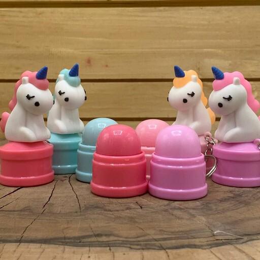 Unicorn Lip Balm Keychain - image 2