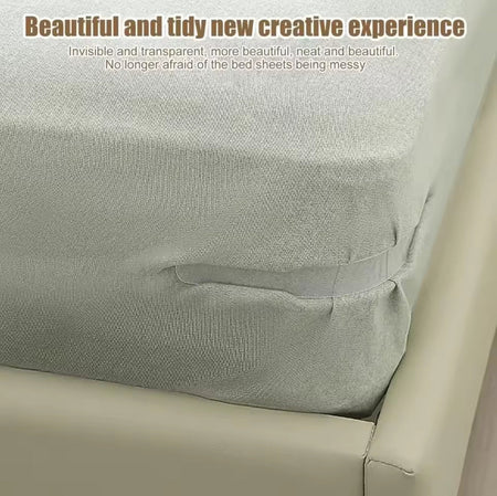 4 pcs heavy duty bed sheet corner clips image 3