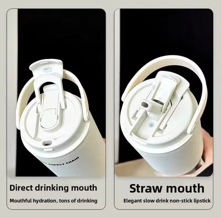 fashion large capacity insulated cup image 2