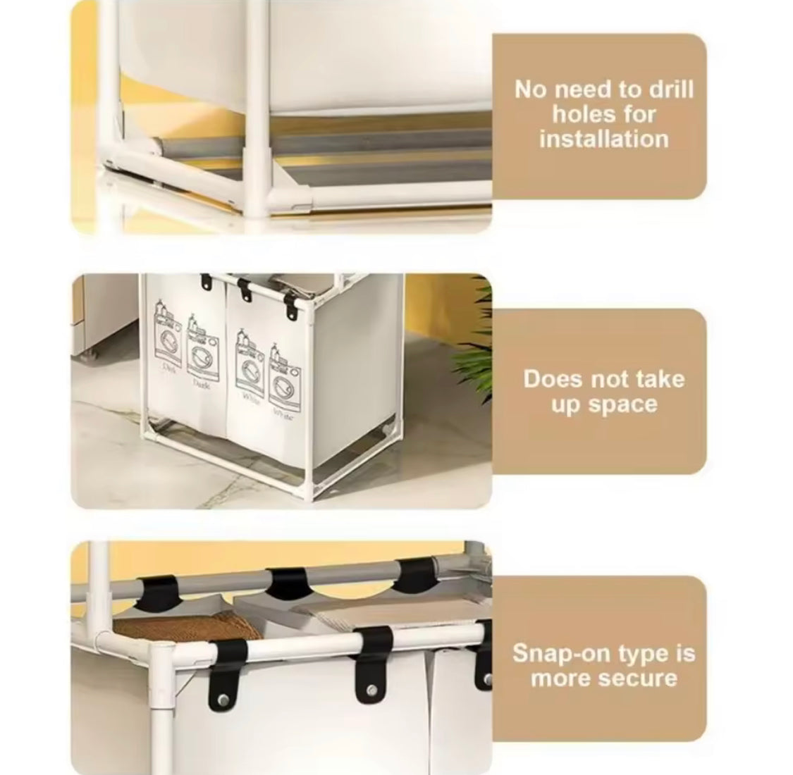 Multi Layer Large Capacity Clothes Hamper - image 4