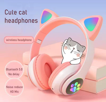 LED Cute Cat Ears Headphones - Image 2