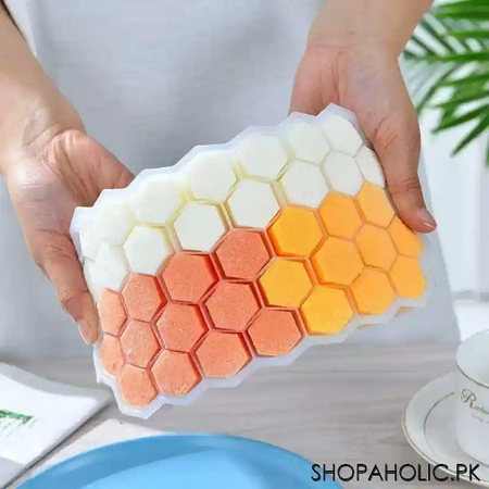 37 grid silicone honeycomb ice cube tray image5