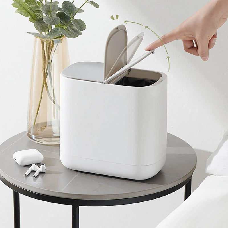 2 in 1 tissue box with trash can holder image 5