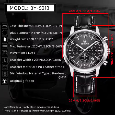 Benyar 5213 - Fusion Chronograph Image 6