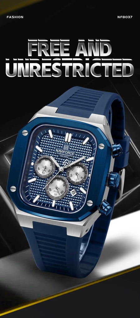Naviforce NF-8037 Square Chronograph Edition image 2