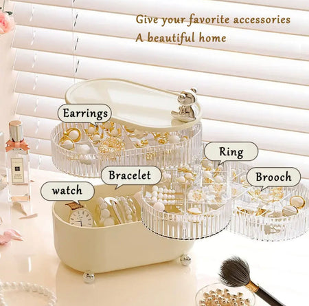 Multi-layered Dustproof Makeup Organizer - image 5