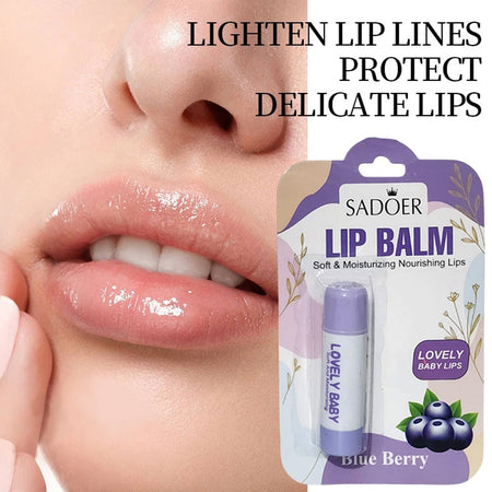 set of 2 fruity flavours lip balm image 3