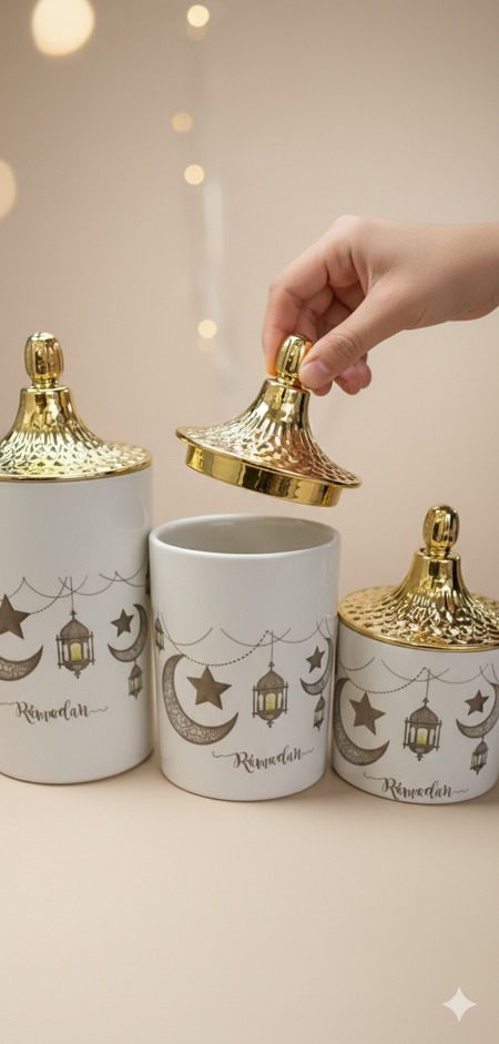 luxury 3pcs ramadan special dates jar image 3