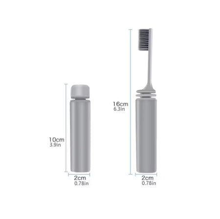 mini folding compact toothbrush image 6