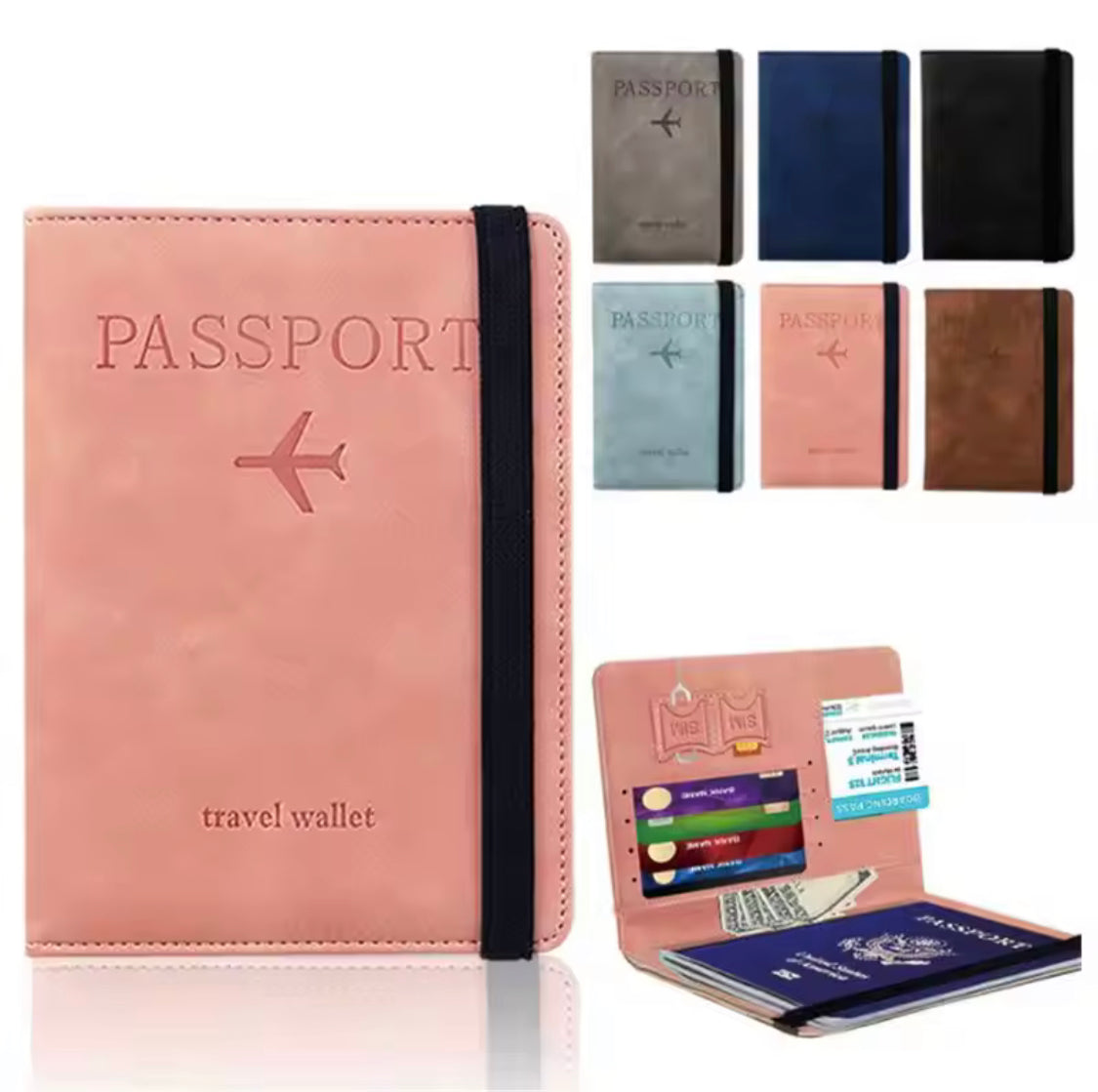vintage style passport cover image 2