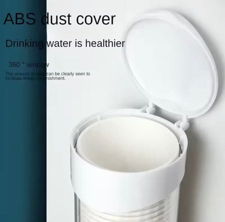 wall mounted automatic cup storage container image 6