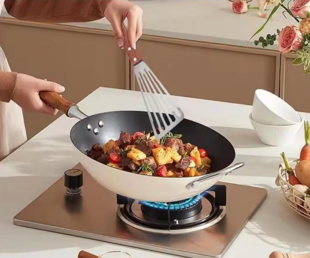 non slip stainless steel frying spatula main image