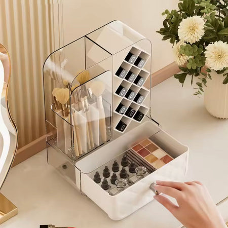 luxury cosmetic organizer with drawer image 5