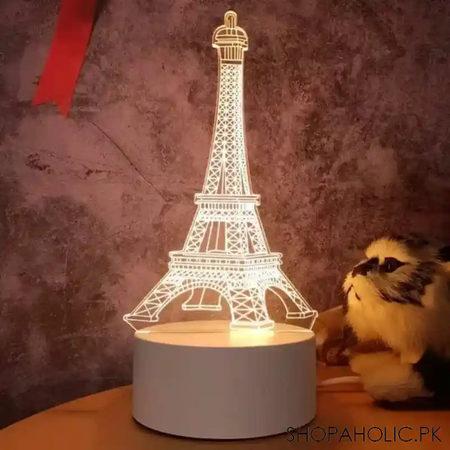 3d eiffel tower lamp main image
