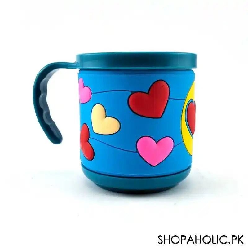 3d rubber printed designer plastic mug for kids image4