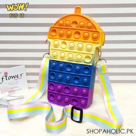 3d silicone ice cream shaped pop it bag main image