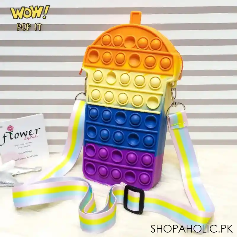 3d silicone ice cream shaped pop it bag main image