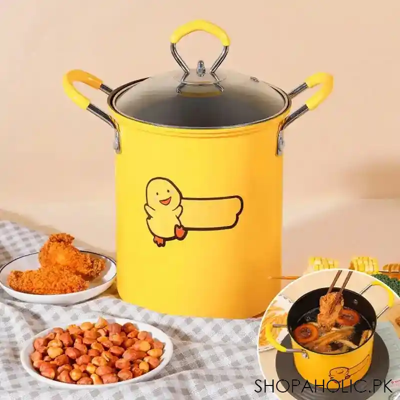 3l mini deep frying strainer pot image4