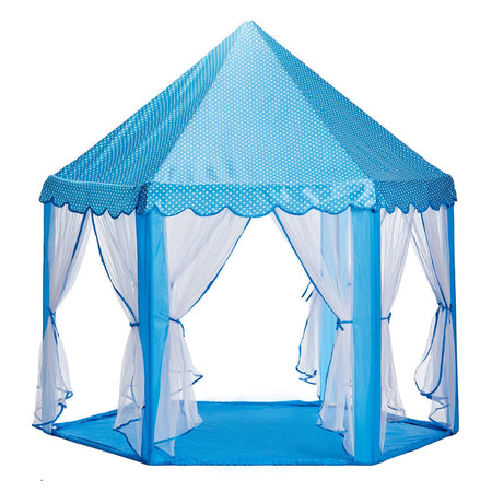 Prince Blue Castle Tent Boys Large Playhouse Including Free Lights