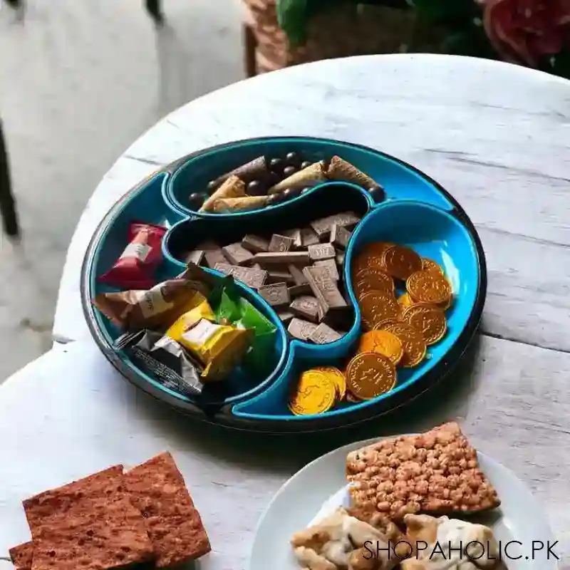 4 compartment dolphin dry fruit tray image8
