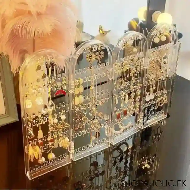 Buy 4 Door Acrylic Jewellery Rack in Pakistan | Shopaholic – Shopaholic.pk