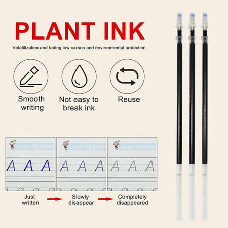 4 in 1 Sank Magic Reusable Writing Book with Pens & Refill