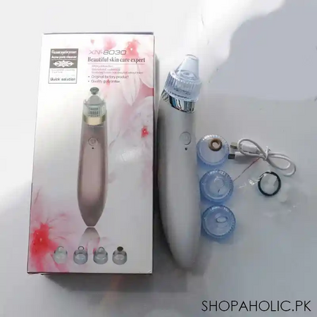 4 in 1 rechargeable acne pore vacuum cleaner and blackhead remover for men & women   xn 8030 image8