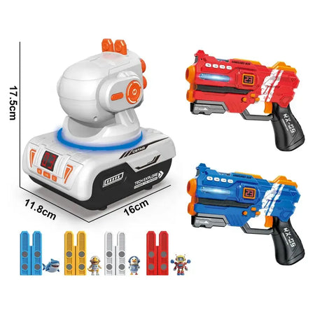 2-in-1 Laser Tag Gun – Interactive Challenge with Projected Targets
