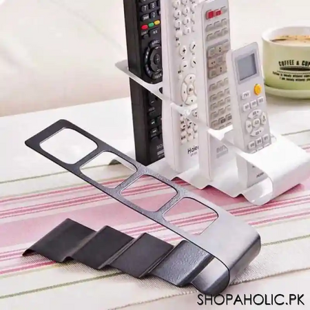 4 layer smart metal remote control stand organizer image3