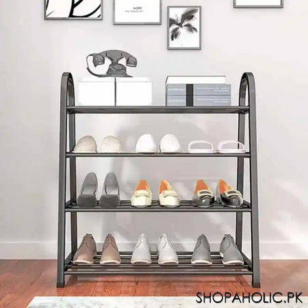 4 layers multifunctional shoe storage rack image2