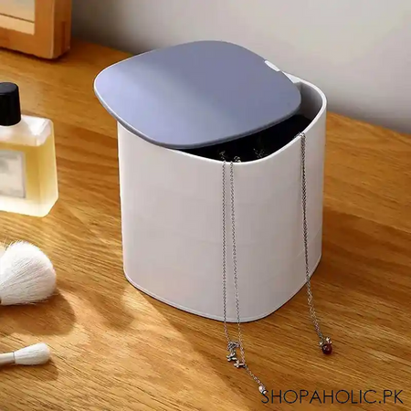 4 layers rotatable jewelry box organizer image2