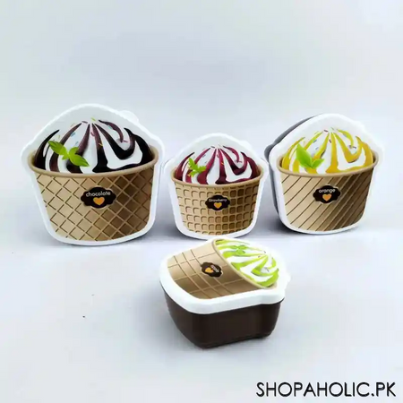 4 pcs ice cream style plastic lunch box image2