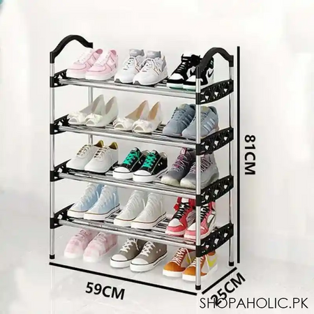 4 tier shoe storage rack image2