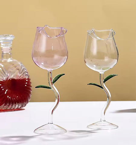 Rose Shaped Beverage Glass - Image 4