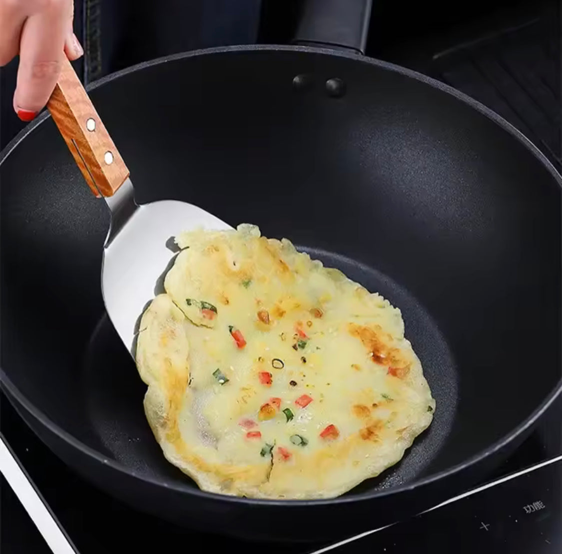 stainless steel cooking shovel image 2