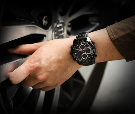 Overfly 9197 Naviforce Analog-Digital Dual Time Chronograph Watch image 3