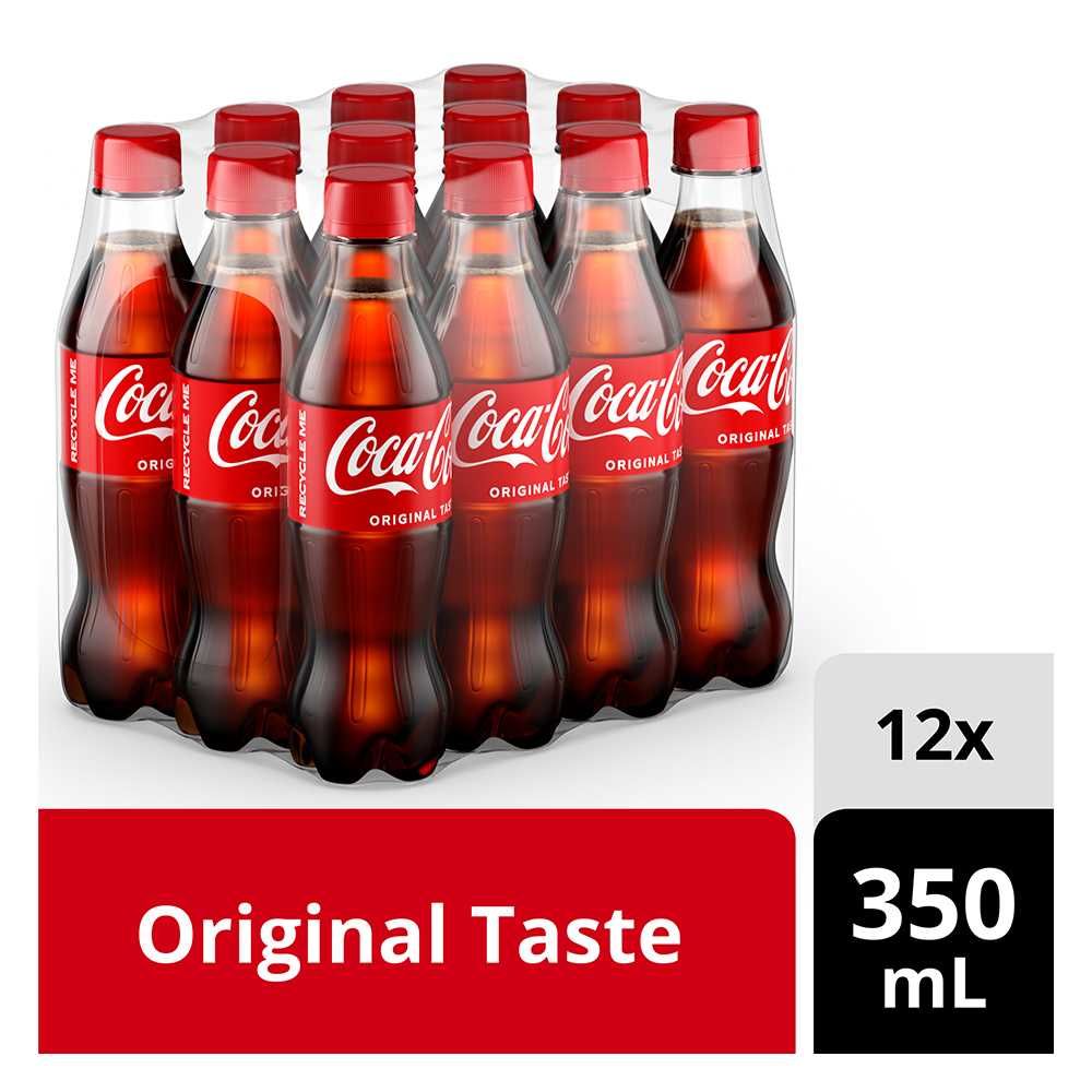 Coca Cola 350ml Bottle, 12 Pieces - Main Image