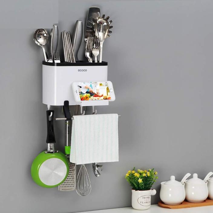 wall mounted cutlery holder main image