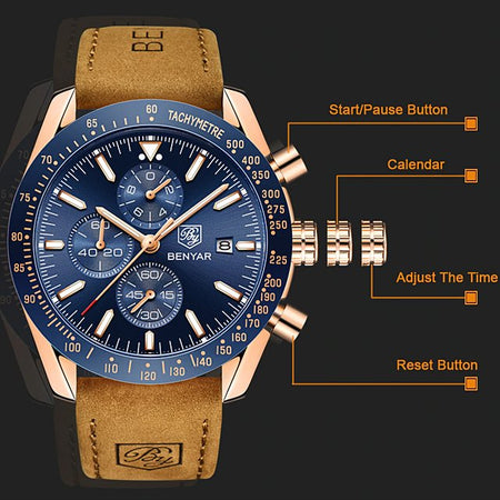 Benyar BY-5140 Grand Master Chronograph Edition Image 5