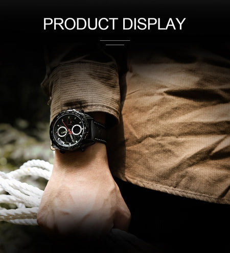 Overfly 9197 Naviforce Analog-Digital Dual Time Chronograph Watch image 6