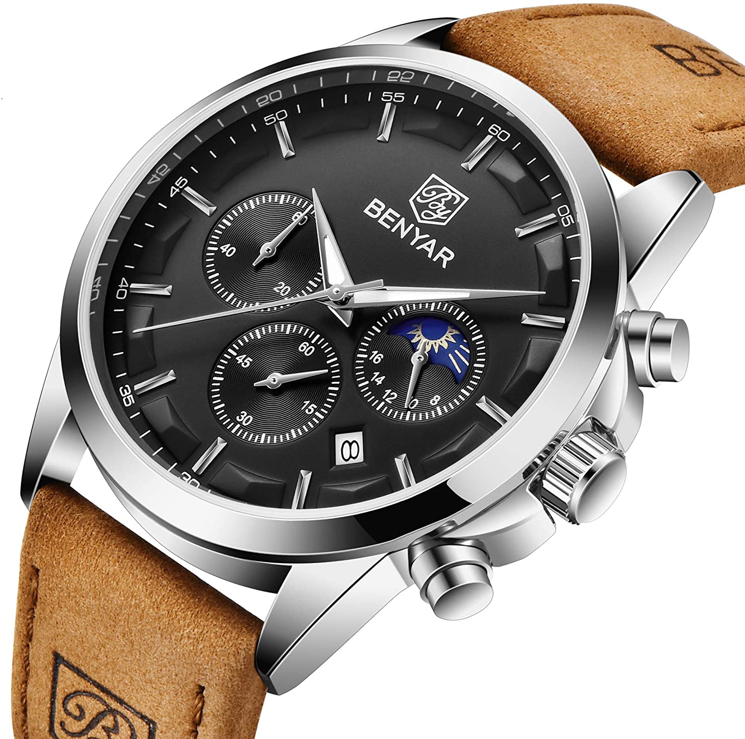 Benyar BY-5160 Moonphase Chronograph Watch main image